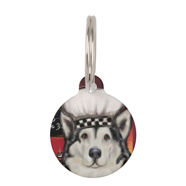 Alaskan Malamute Huisdierpenning (Voorkant)
