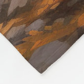 Alaskan Malamute in de herfst laat Herfst geïnspir Fleece Deken (Hoek)