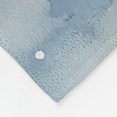 Alaskan Malamute in Sledge Laat het Sneeuw Kerstmi Fleece Deken (Hoek)