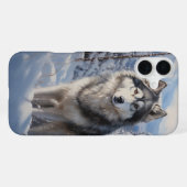Alaskan Malamute iPhone Hoesje (Achterkant horizontaal)
