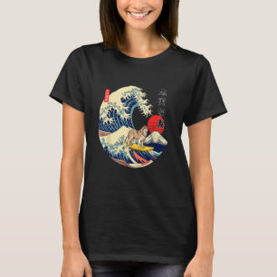 Alaskan Malamute Japans Kanagawa Wave Surf Loyal T-shirt