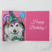 Alaskan Malamute Kaart (Binnen)