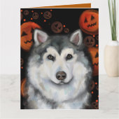 Alaskan Malamute Kaart (Voorkant)