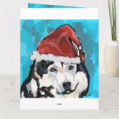 Alaskan Malamute Kaart (Achterkant)