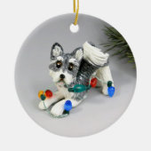 Alaskan Malamute Keramisch Ornament (Voorkant)