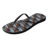 Alaskan Malamute Kerst Seizoen Teenslippers (Schuin)