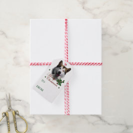 Alaskan Malamute kerstcadeaus Cadeaulabel