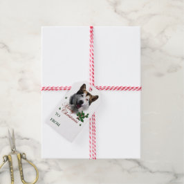 Alaskan Malamute kerstcadeaus Cadeaulabel