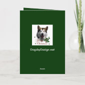 Alaskan Malamute kerstcadeaus Feestdagen Kaart (Achterkant)