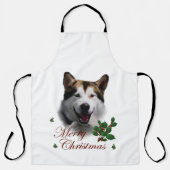 Alaskan Malamute kerstcadeaus Schort (Voorkant)