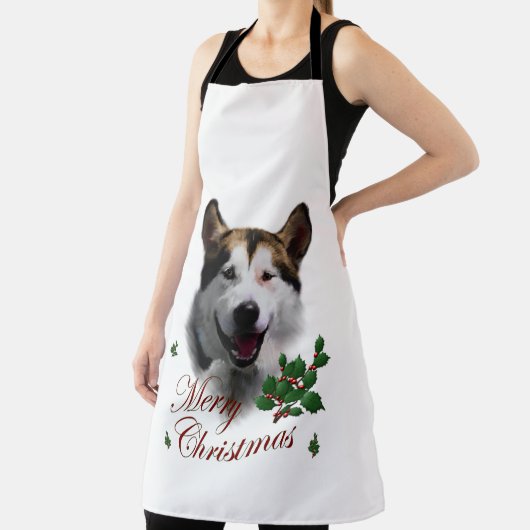 Alaskan Malamute kerstcadeaus Schort (Insitu)