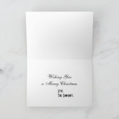 Alaskan Malamute Kerstkaart Feestdagen Kaart (Binnen)