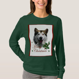Alaskan Malamute Kerstkerry T-shirt