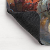 Alaskan Malamute Kerstmis Feestelijk Seizoen Muismat (Hoek)