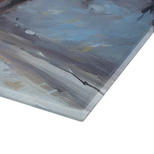 Alaskan Malamute Kerstmis Feestelijk Seizoen Snijplank (Hoek)