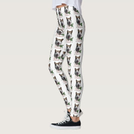 Alaskan Malamute Kerstmis Leggings