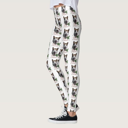 Alaskan Malamute Kerstmis Leggings (Links)