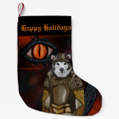 Alaskan Malamute Kleine Kerstsok (Voorkant)