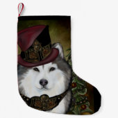 Alaskan Malamute Kleine Kerstsok (Voorkant)
