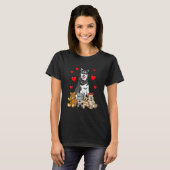 Alaskan Malamute Knuffel Speelgoed Husky T-shirt (Voorkant volledig)