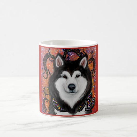 Alaskan Malamute Koffiemok (Center)