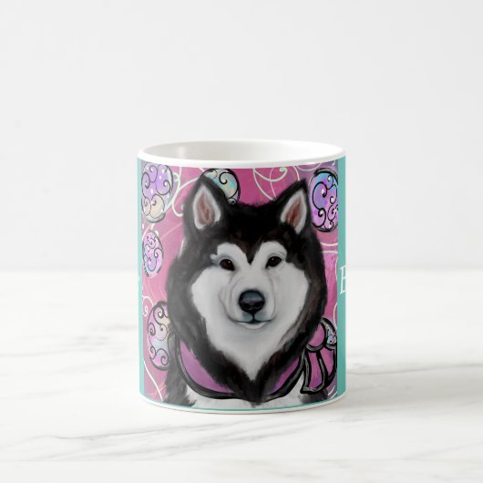 Alaskan Malamute Koffiemok (Center)
