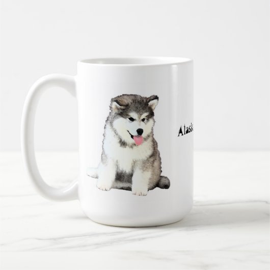 Alaskan Malamute Koffiemok (Links)
