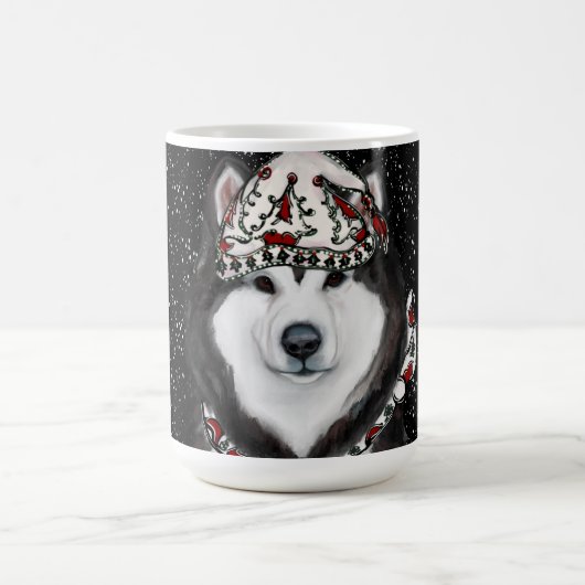 Alaskan Malamute Koffiemok (Center)