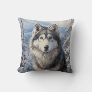 Alaskan Malamute Kussen