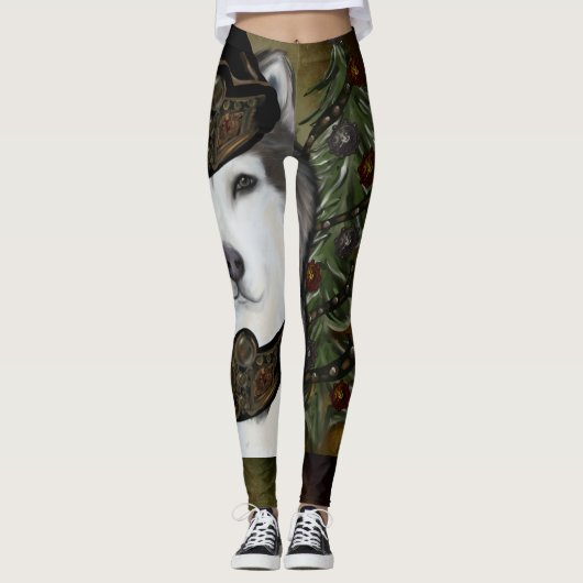 Alaskan Malamute Leggings (Voorkant)