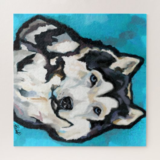 Alaskan Malamute Legpuzzel (Horizontaal)