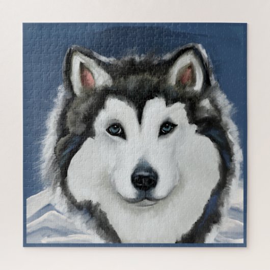 Alaskan Malamute Legpuzzel (Verticaal)