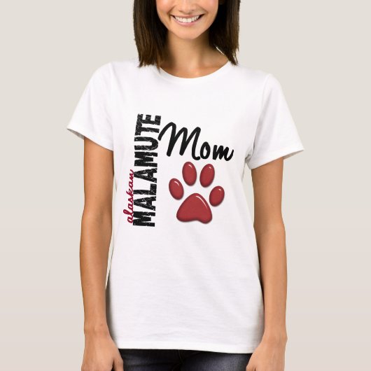 Alaskan Malamute Ma 2 T-shirt (Voorkant)