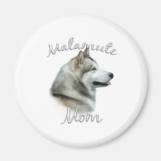 Alaskan Malamute Moeder 2 Magneet (Voorkant)