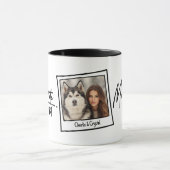 Alaskan Malamute Moeder Aangepaste Foto & Naam Fun Mok (Midden)