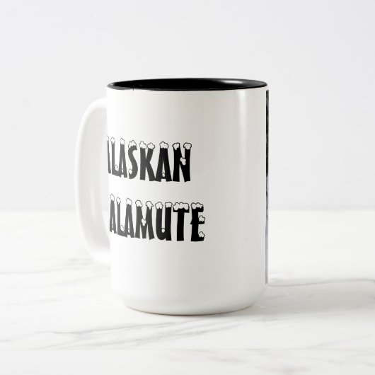 Alaskan Malamute Mok (Voorkant links)