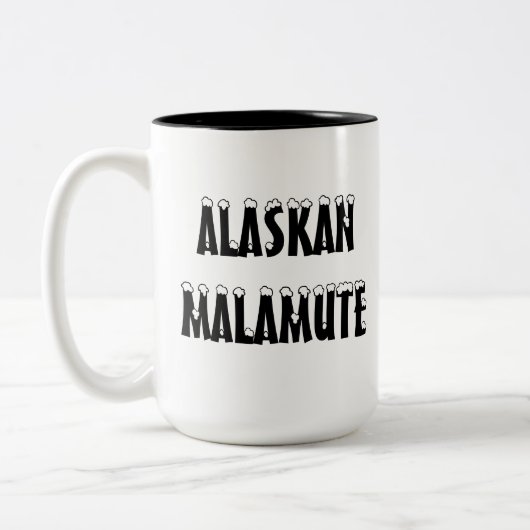 Alaskan Malamute Mok (Links)