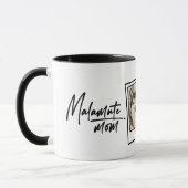 Alaskan Malamute Mom Custom Photo & Name Fun Chic Mok (Links)