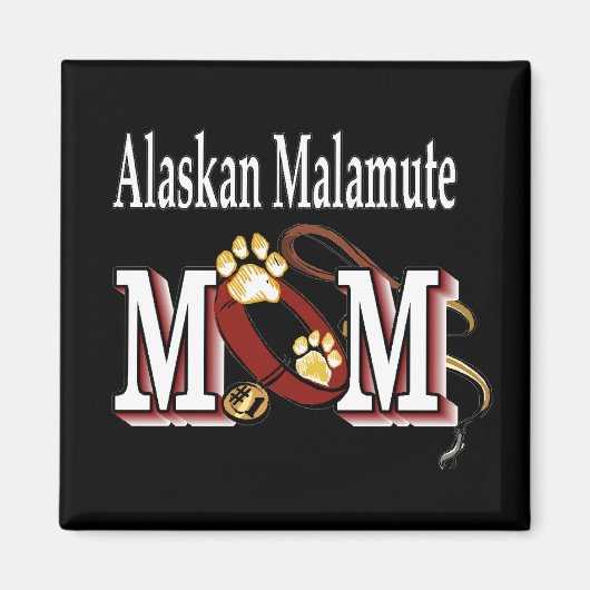 Alaskan Malamute MOM Magneet (Voorkant)