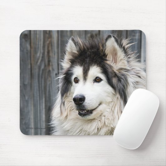 Alaskan Malamute mousepad Muismat (Met muis)