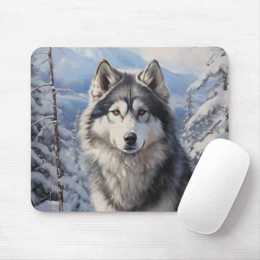 Alaskan Malamute Muismat (Met muis)