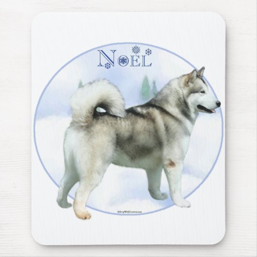 Alaskan Malamute Noel Muismat (Voorkant)