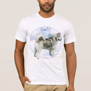Alaskan Malamute Noel T-shirt