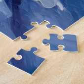 Alaskan Malamute North Pole Winter Christmas Legpuzzel (Zijkant)