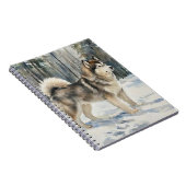 Alaskan Malamute Notitieboek (Rechterzijde)