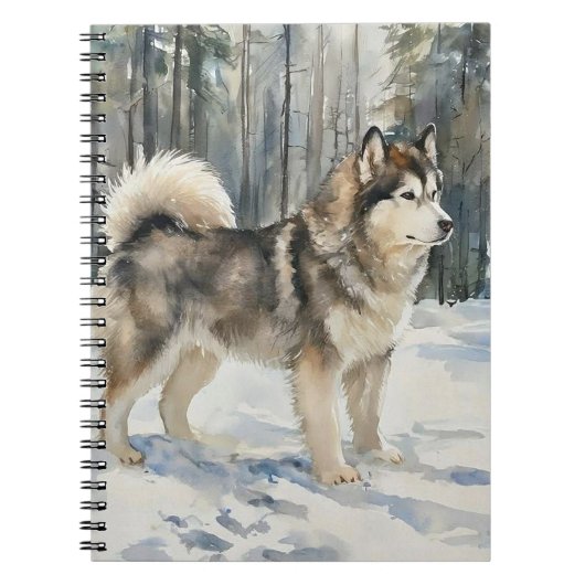 Alaskan Malamute Notitieboek (Voorkant)
