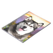 Alaskan Malamute Notitieboek (Linkerzijde)