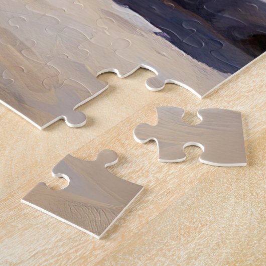 Alaskan Malamute op Beach, zomercadeau Legpuzzel