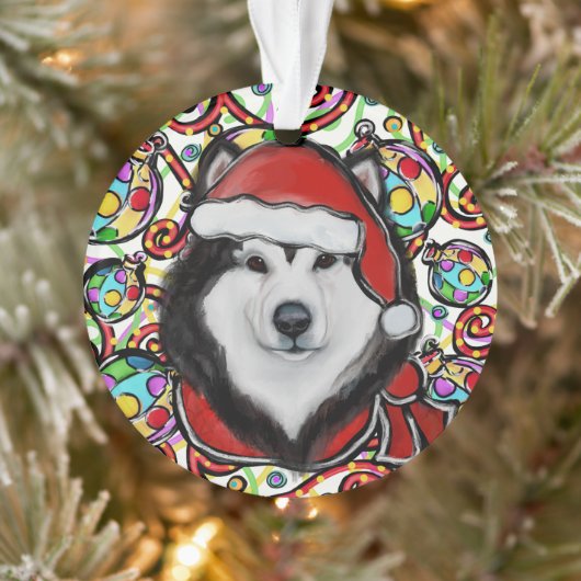 Alaskan Malamute Ornament (Boom)