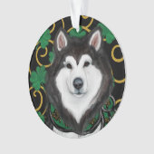 Alaskan Malamute Ornament (voorkant)